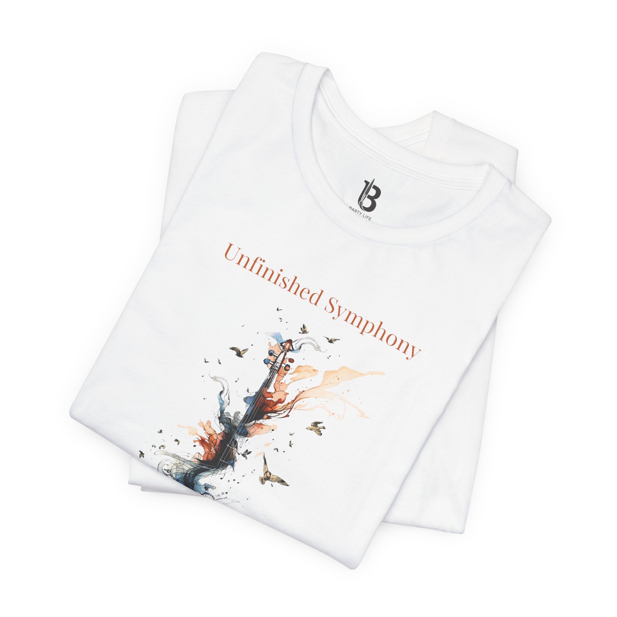 Unfinished Symphony T-Shirt – Artistic Music Design, Creative Process Tee, “It’s Not Done It’s Alive” Inspirational Shirt