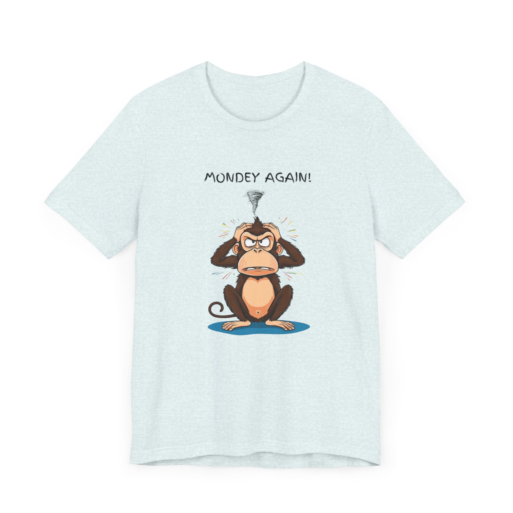 Funny Monkey Monday Again Unisex Tee