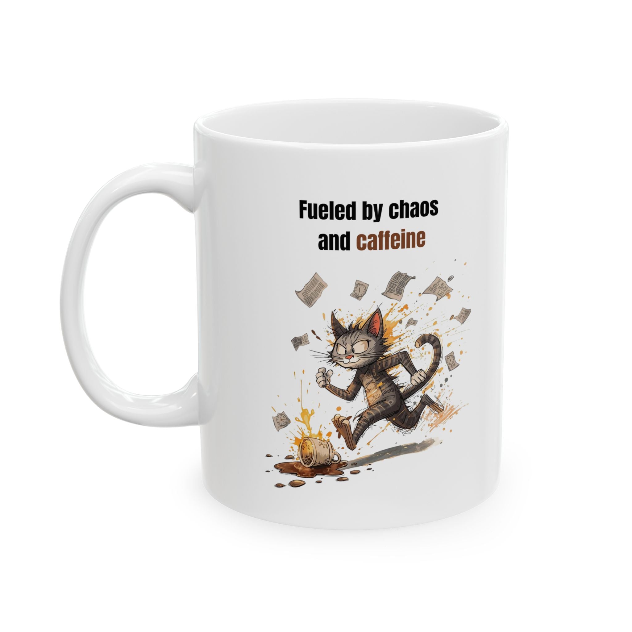 Fueled by Chaos and Caffeine Mug