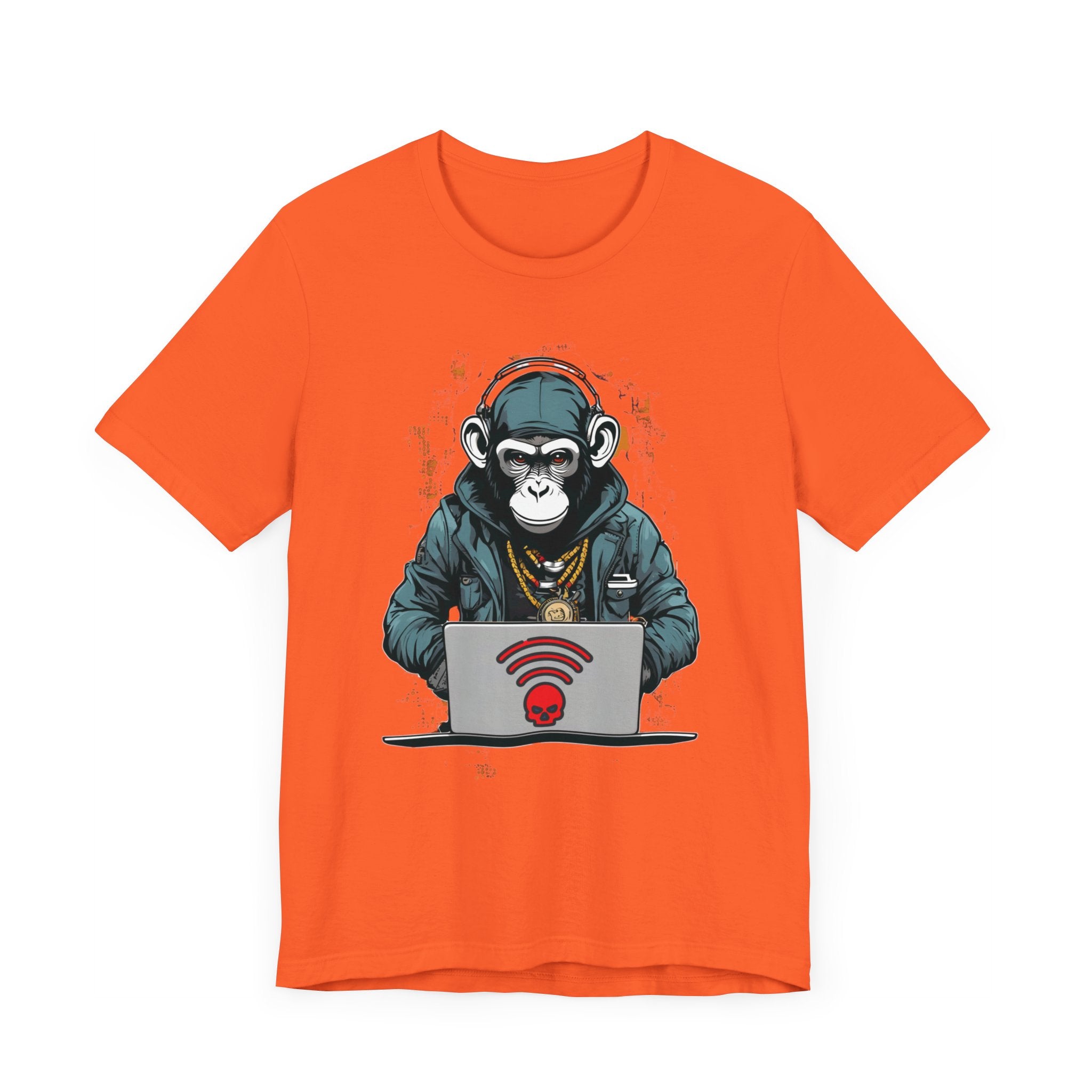 Monkey Hacker T-Shirt - Cool and Edgy Graphic Tee Unisex