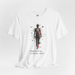 Futuristic Human Upgrade T-Shirt – “Upgrading... Please Wait” Graphic Tee, Minimal Tech Art Shirt, Unisex Streetwear