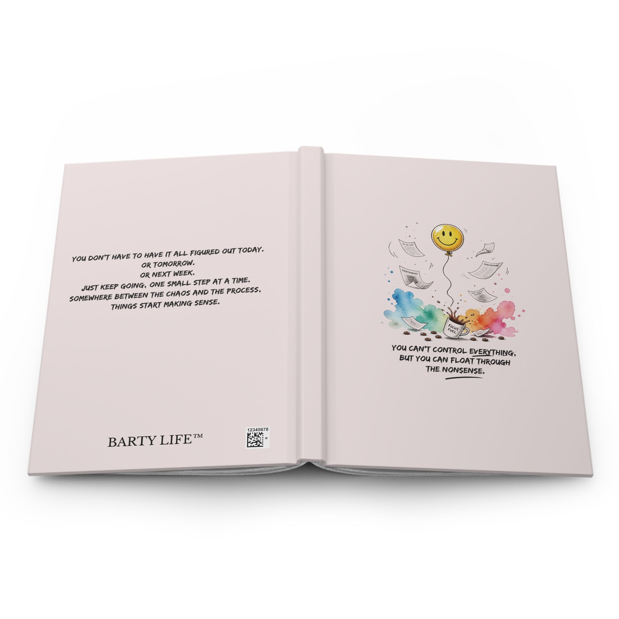 Float Through the Chaos Journal – Aesthetic Everyday Notebook