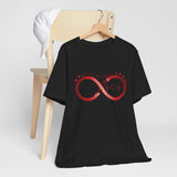 T-Shirt with Infinity Symbol and Hearts Forever and Always Design