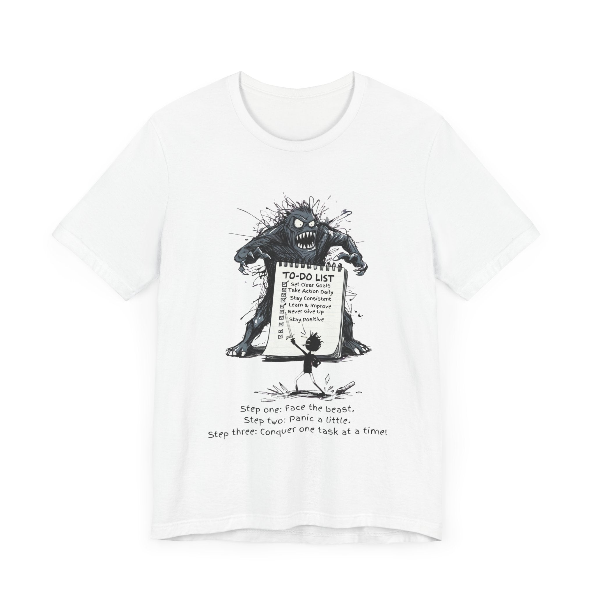 "The To-Do List That Won’t Die" – Battling Productivity Demons - Unisex Tee