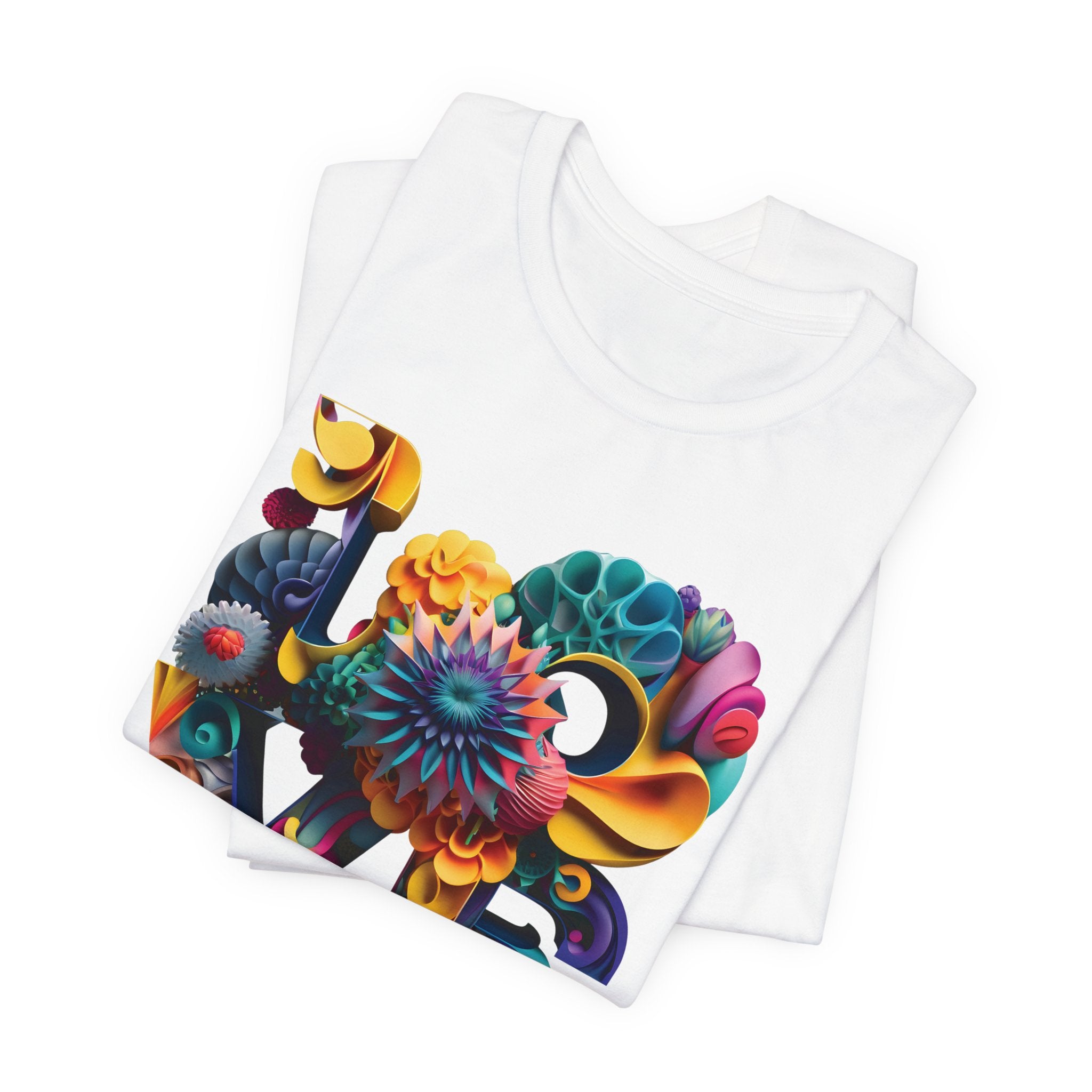 Love T-Shirt - Artistic and Colorful Graphic Tee