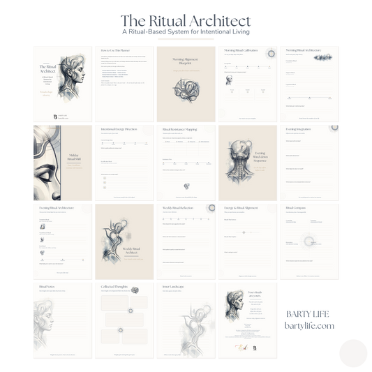 The Ritual Architect | Printable & Digital Ritual Planner for Intentional Living, Daily Alignment & Personal Growth