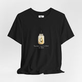 Minimalist Lantern T-Shirt – “You Don’t Have to Shout to Shine” Aesthetic Tee