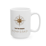 Trust the Compass – Inspirational Ceramic Mug, 11oz & 15oz