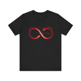 T-Shirt with Infinity Symbol and Hearts Forever and Always Design