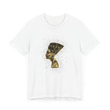 Gold Nefertiti T-Shirt - Embrace Timeless Elegance