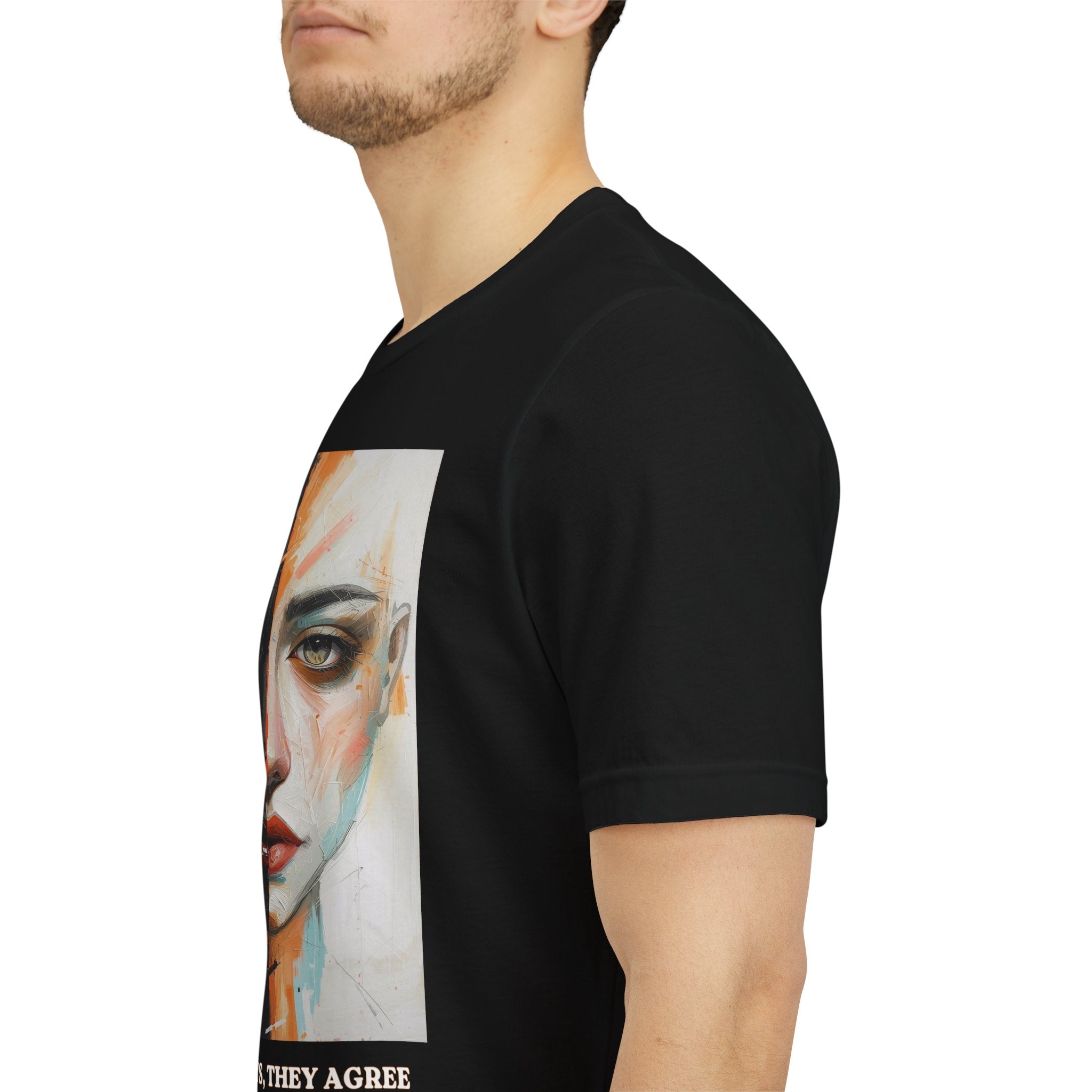 Split Mind T-Shirt – “Some Days, They Agree”