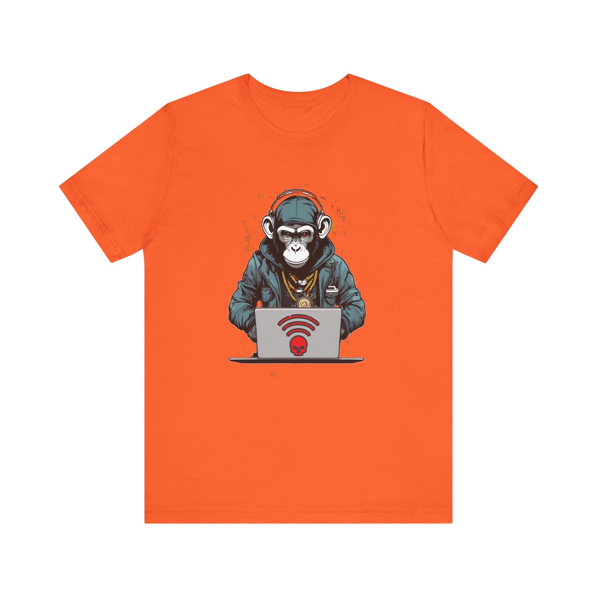 Monkey Hacker T-Shirt - Cool and Edgy Graphic Tee Unisex