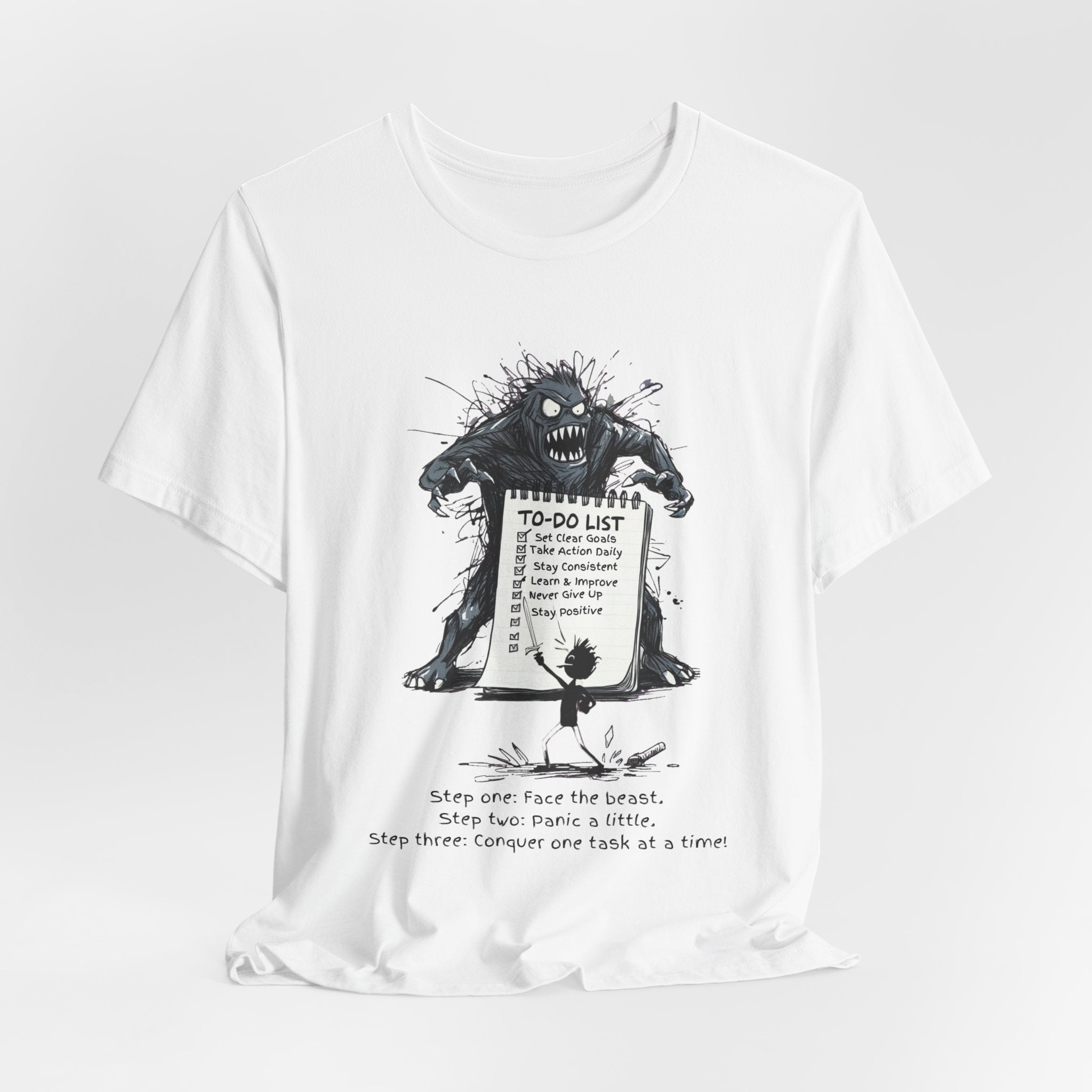 "The To-Do List That Won’t Die" – Battling Productivity Demons - Unisex Tee