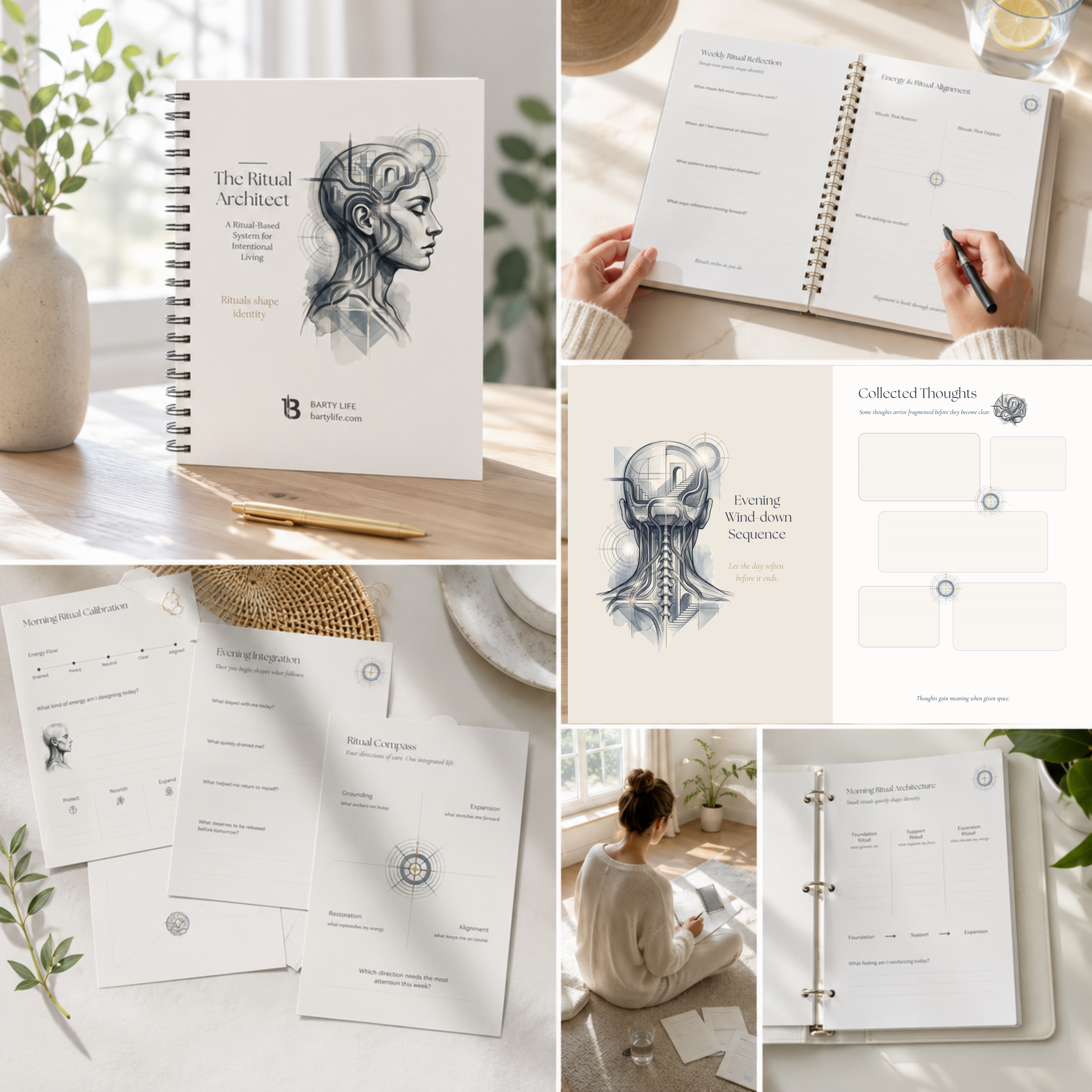 The Ritual Architect | Printable & Digital Ritual Planner for Intentional Living, Daily Alignment & Personal Growth
