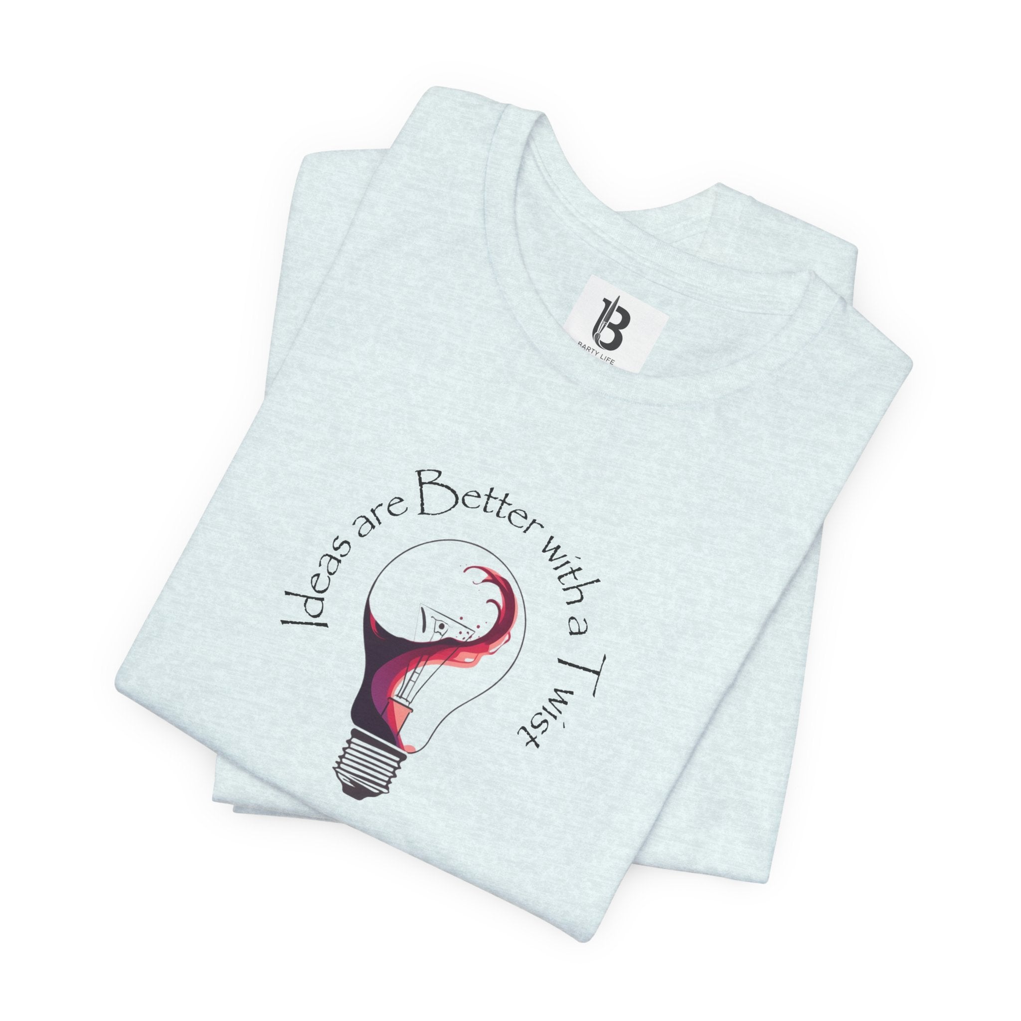Creative Flow Lightbulb Unisex Tee - "Things are Better with a Twist"