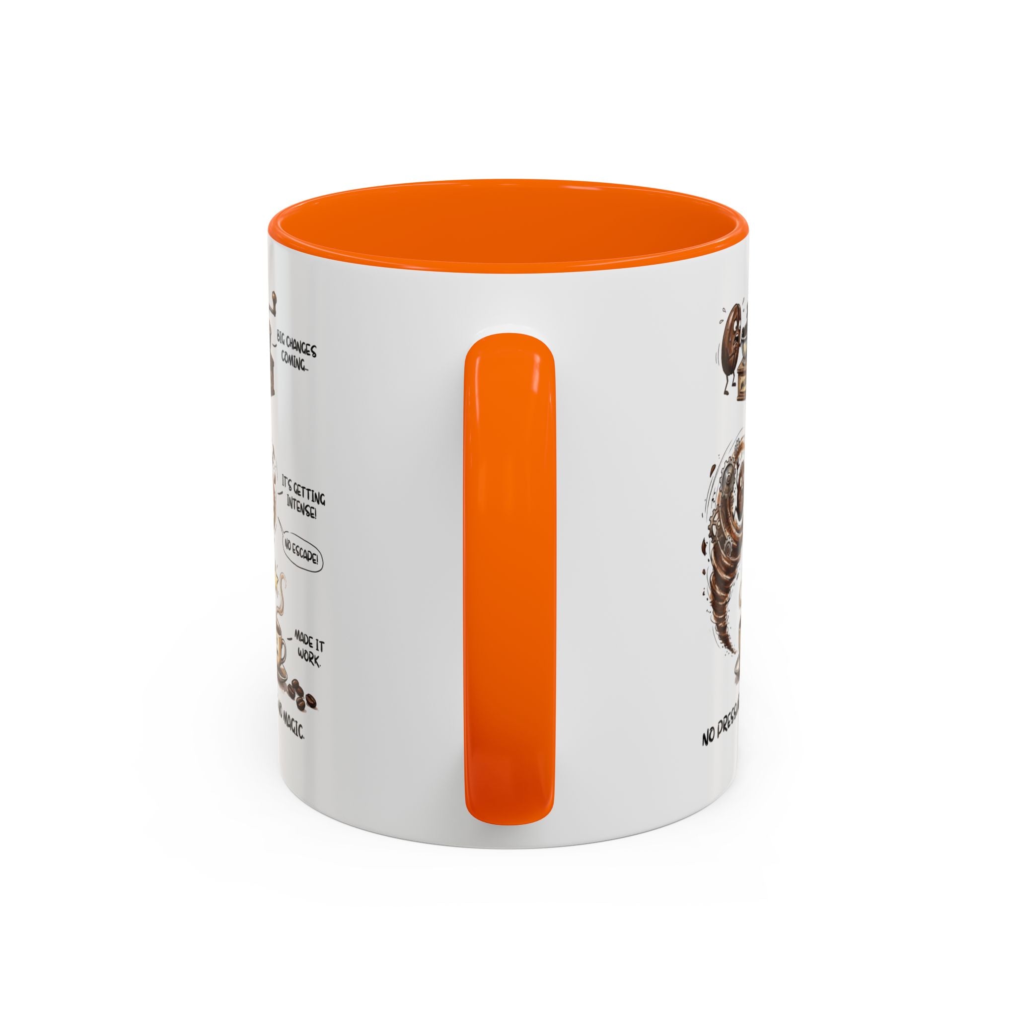 No Pressure, No Magic Mug – Funny Motivational Coffee Mug
