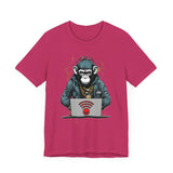 Monkey Hacker T-Shirt - Cool and Edgy Graphic Tee Unisex