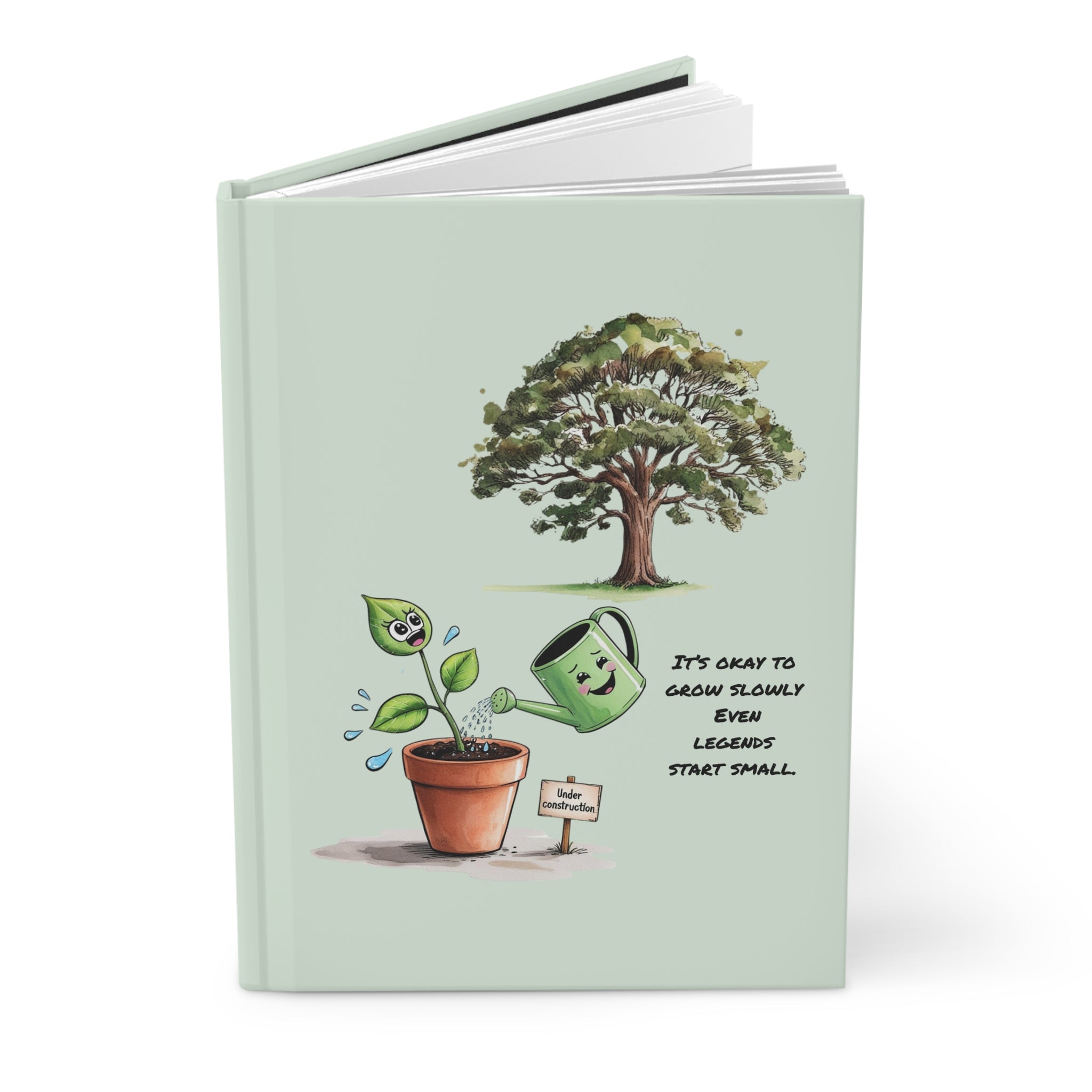 It’s Okay to Grow Slowly Journal — Motivational Growth Notebook