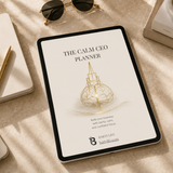 The Calm CEO Planner | Printable & Digital Business Planner for Female Entrepreneurs, Clarity & Sustainable Growth