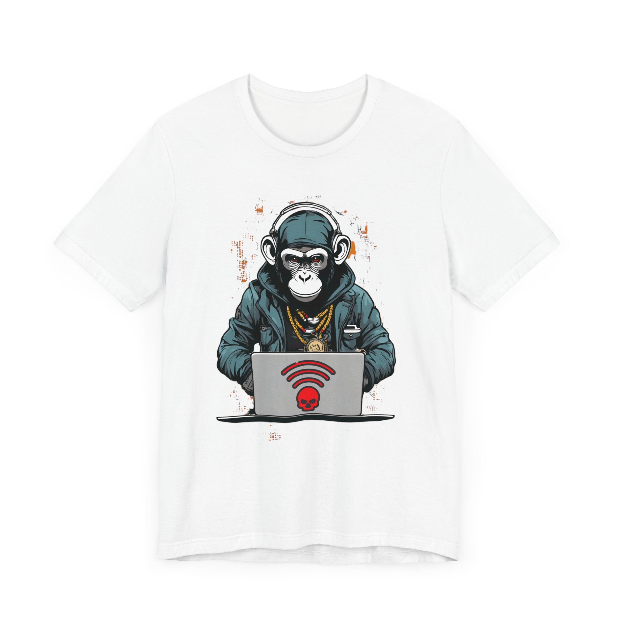 Monkey Hacker T-Shirt - Cool and Edgy Graphic Tee Unisex