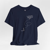 Letting Go, Lighting Up T-Shirt – Minimalist Inspirational Tee | Paper Plane Design | Mindful Aesthetic Shirt