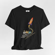 Plan Z Graphic T-Shirt – Motivational Train & Rocket Design Tee, Inspirational Quote Shirt
