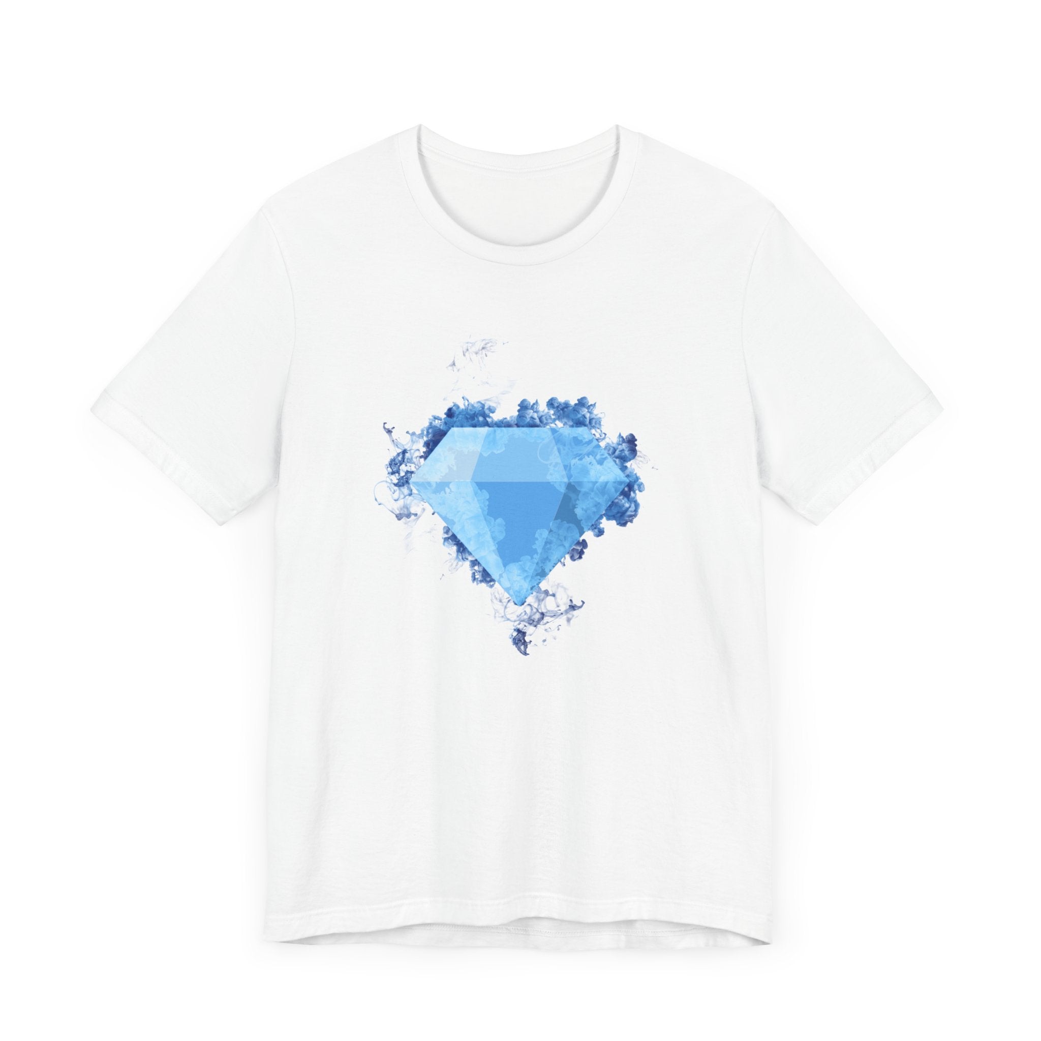 Blue Diamond T-Shirt - Modern Gemstone Graphic Tee