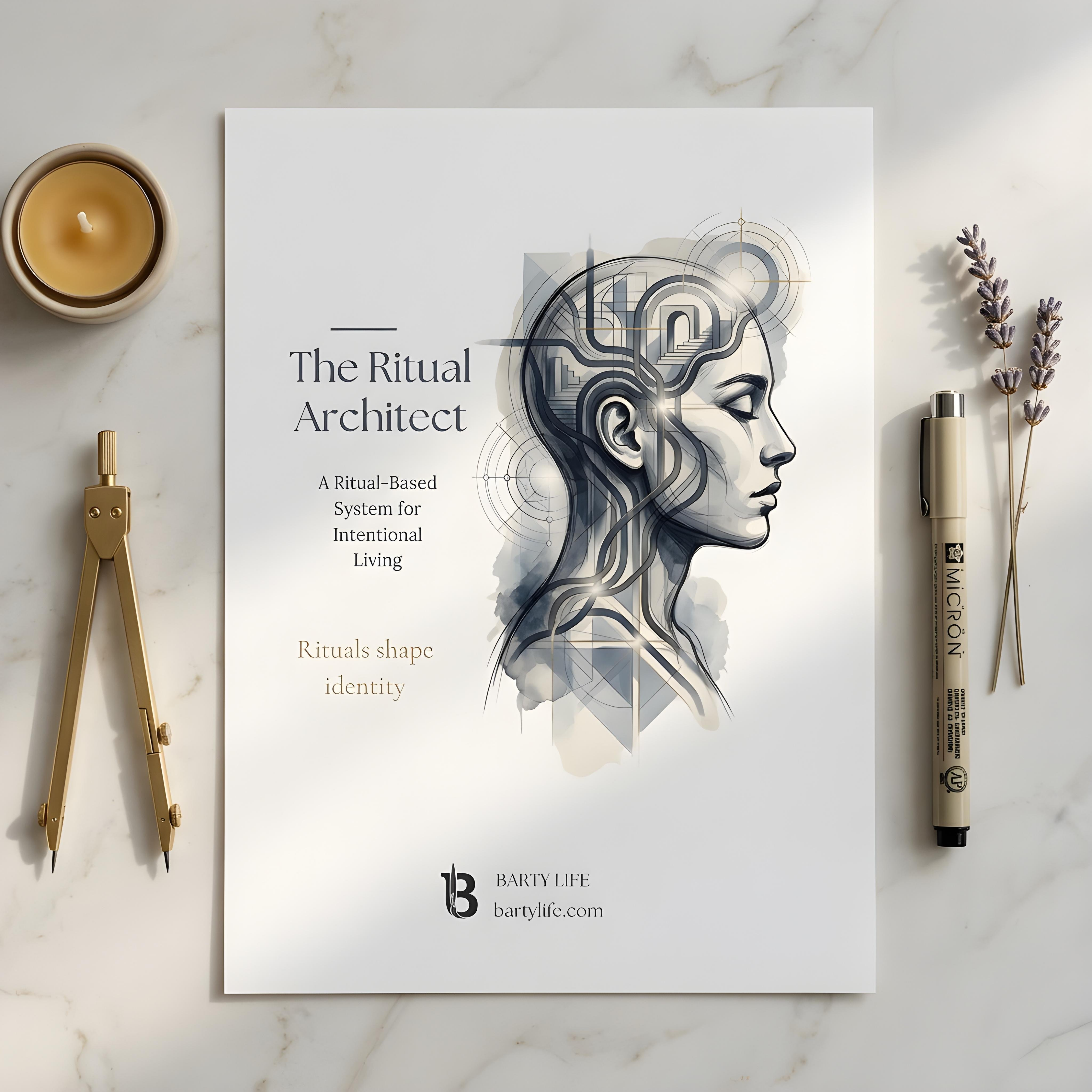 The Ritual Architect | Printable & Digital Ritual Planner for Intentional Living, Daily Alignment & Personal Growth