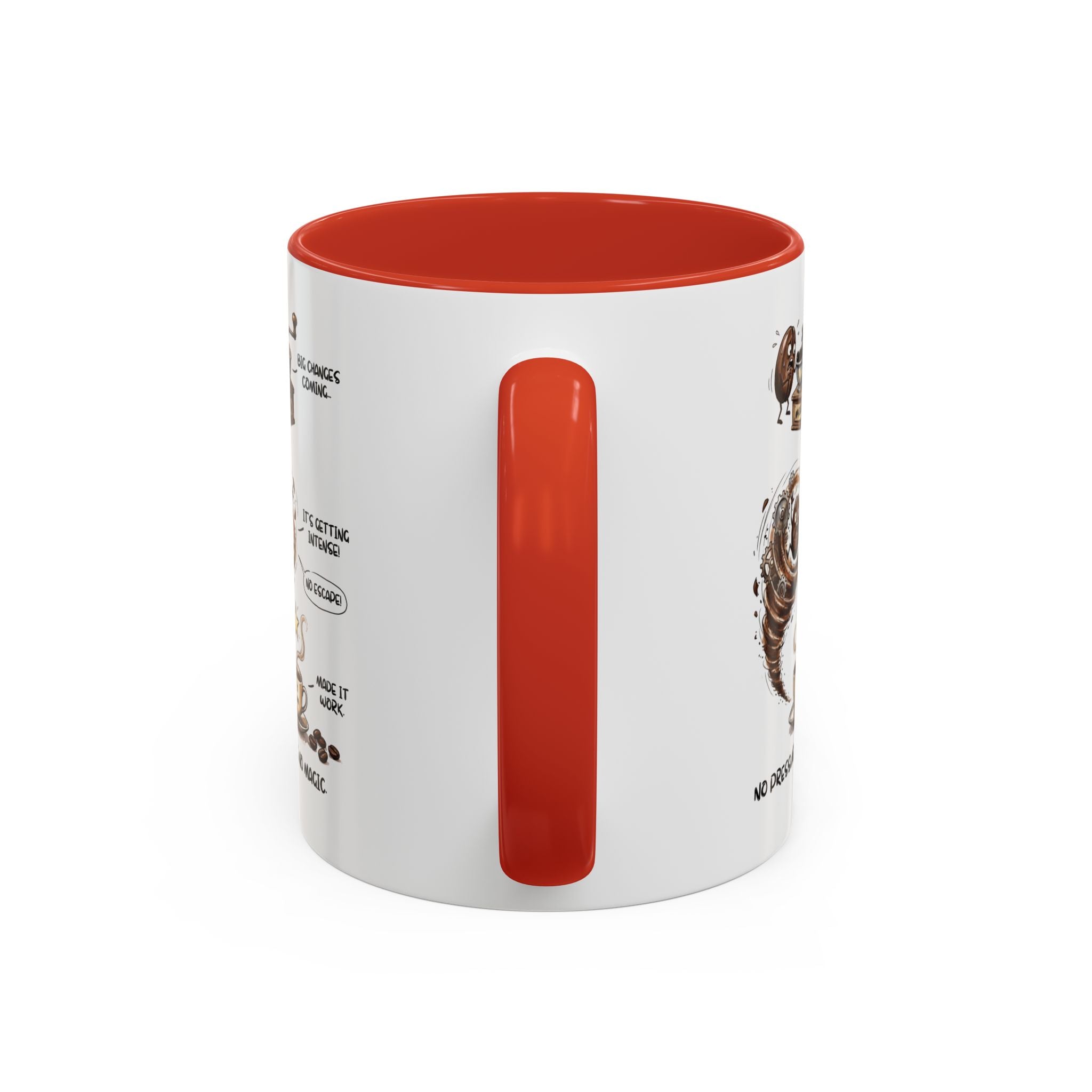 No Pressure, No Magic Mug – Funny Motivational Coffee Mug