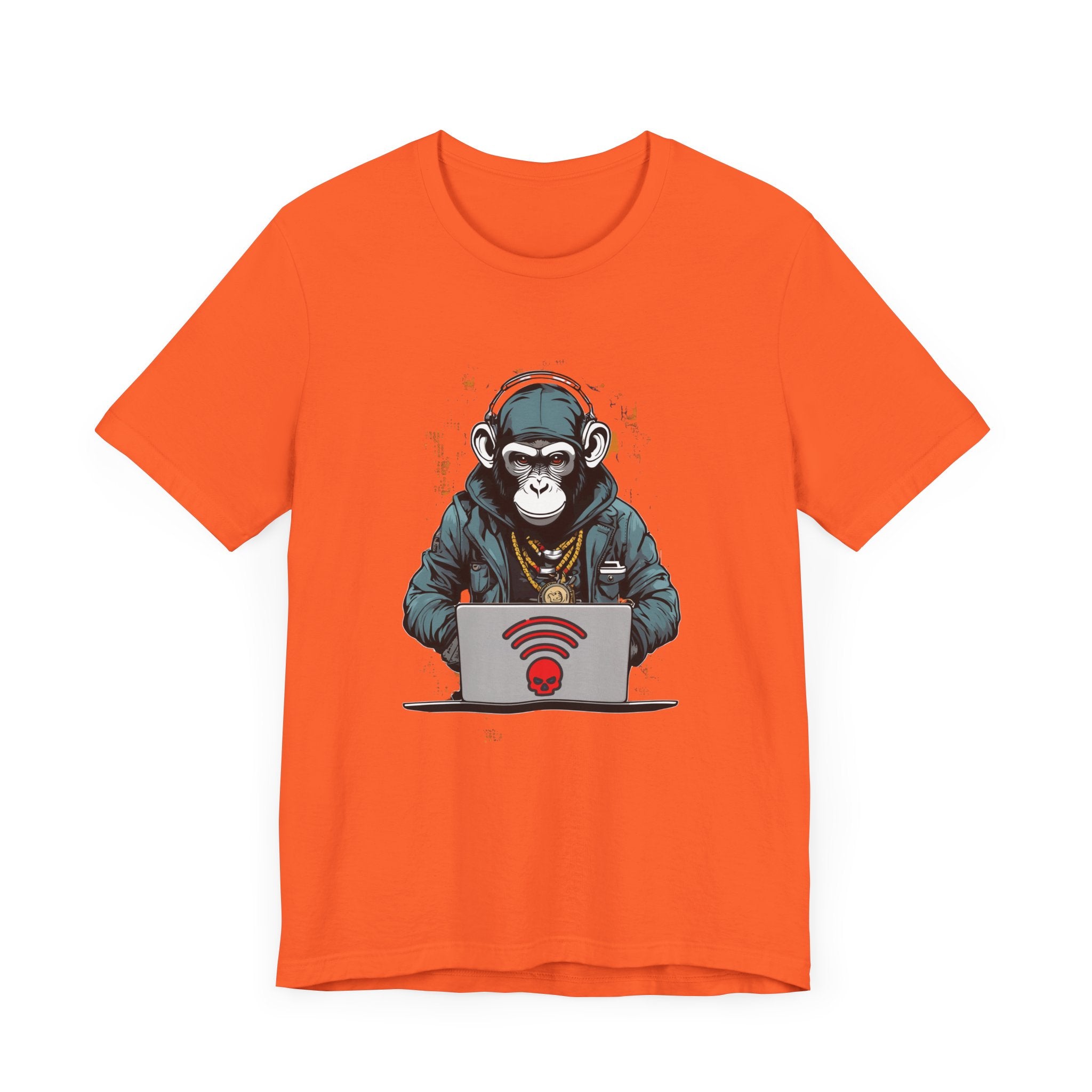 Monkey Hacker T-Shirt - Cool and Edgy Graphic Tee Unisex