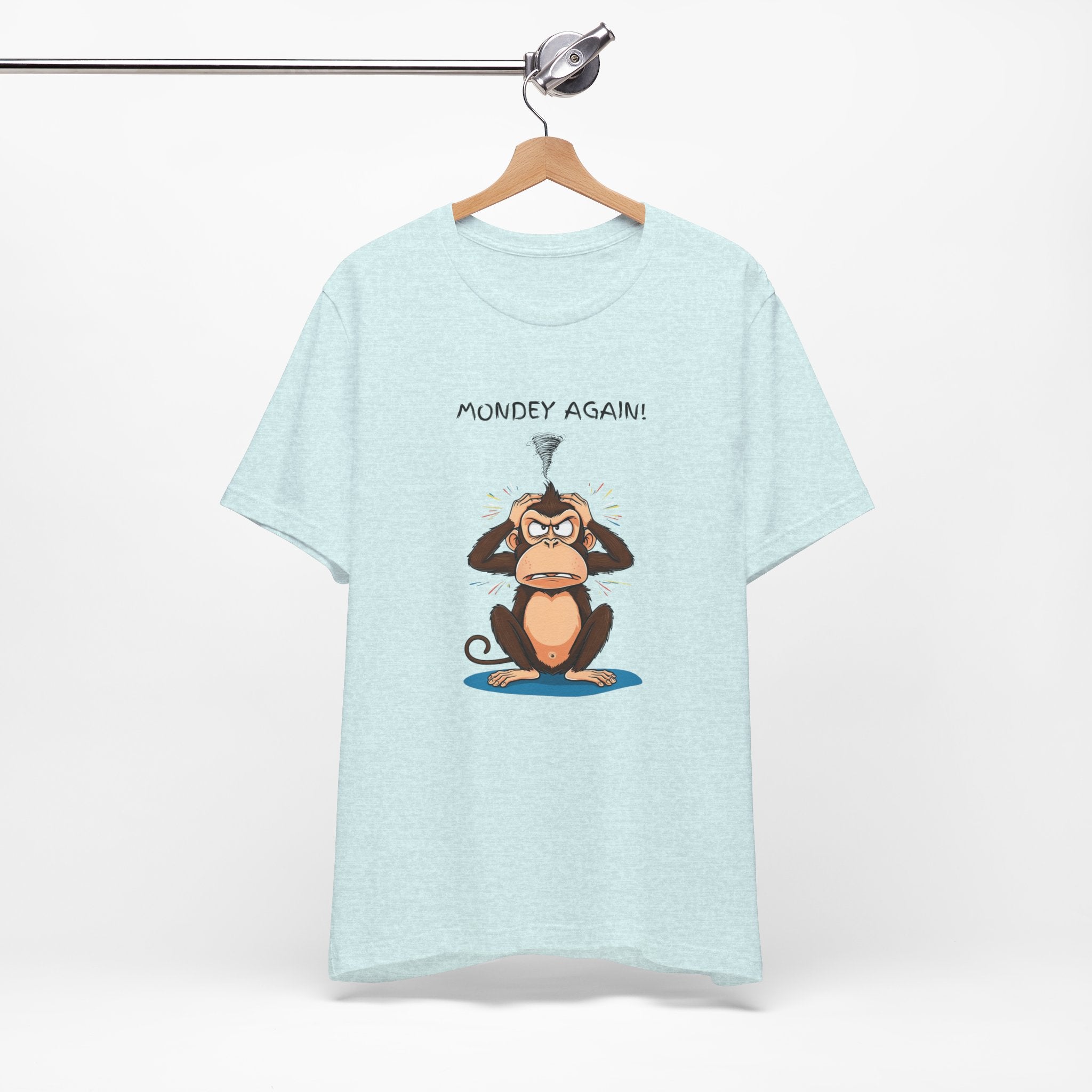 Funny Monkey Monday Again Unisex Tee