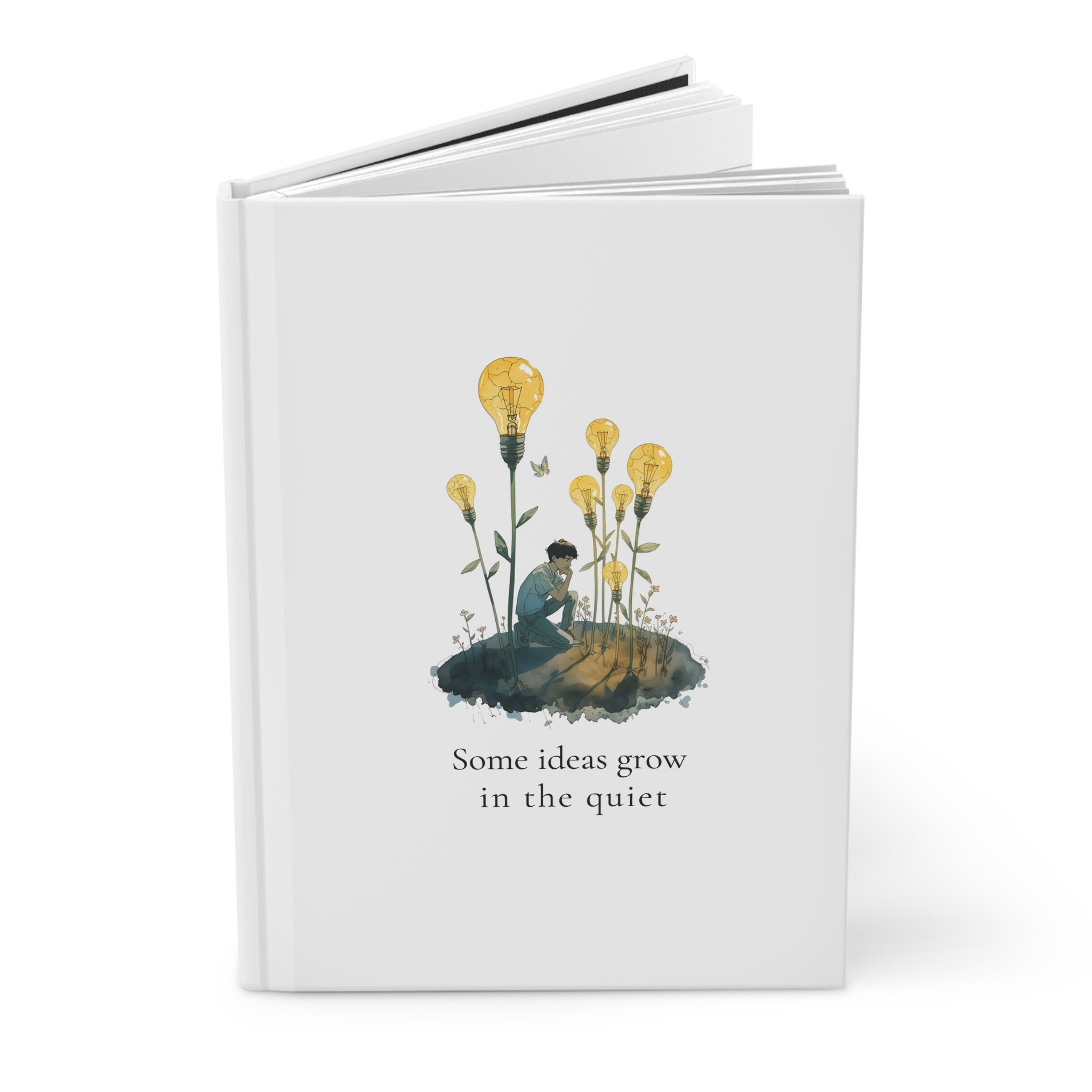 Some Ideas Grow in the Quiet – Minimalist Creative Journal | Barty Life Notebook for Ideas & Reflection