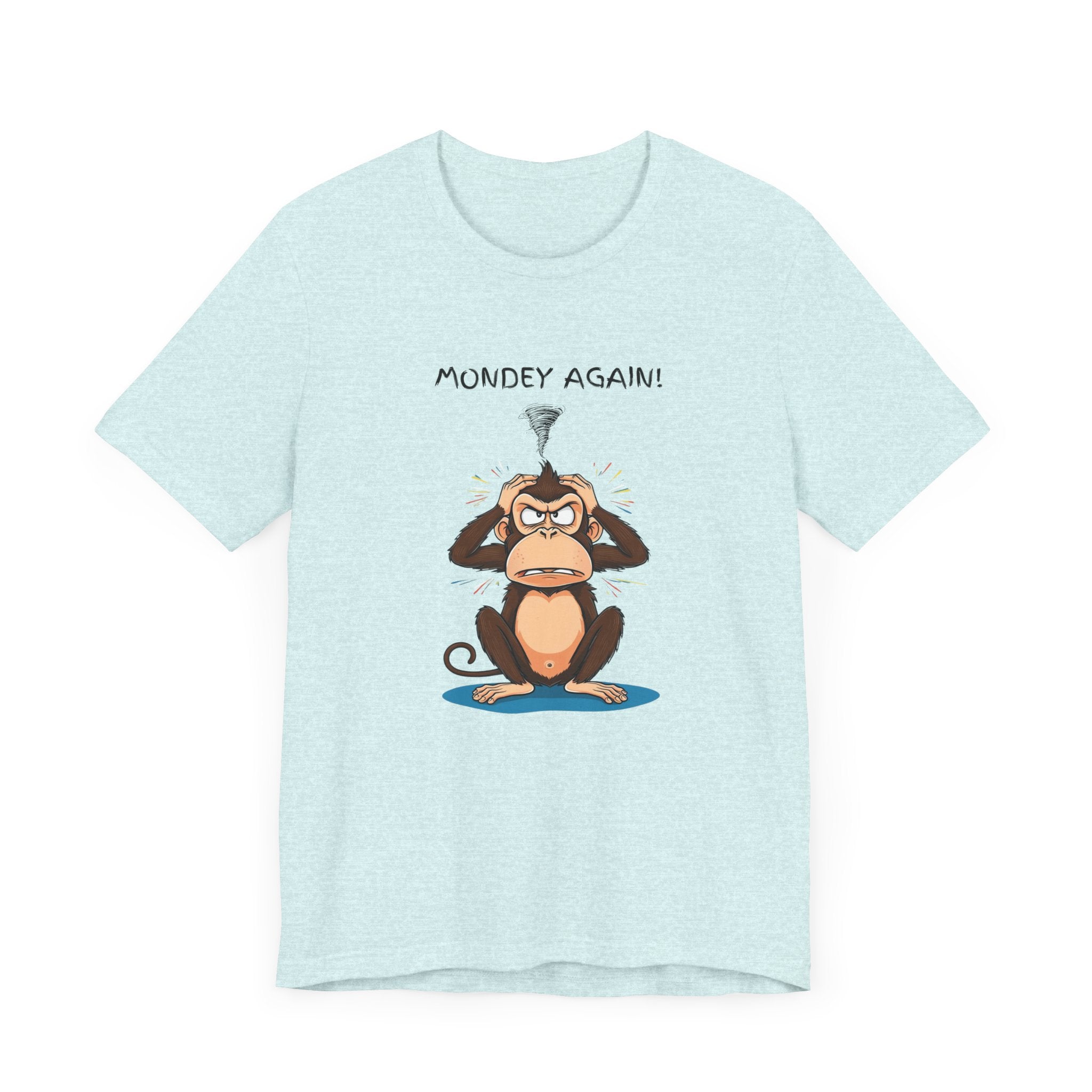 Funny Monkey Monday Again Unisex Tee