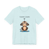 Funny Monkey Monday Again Unisex Tee