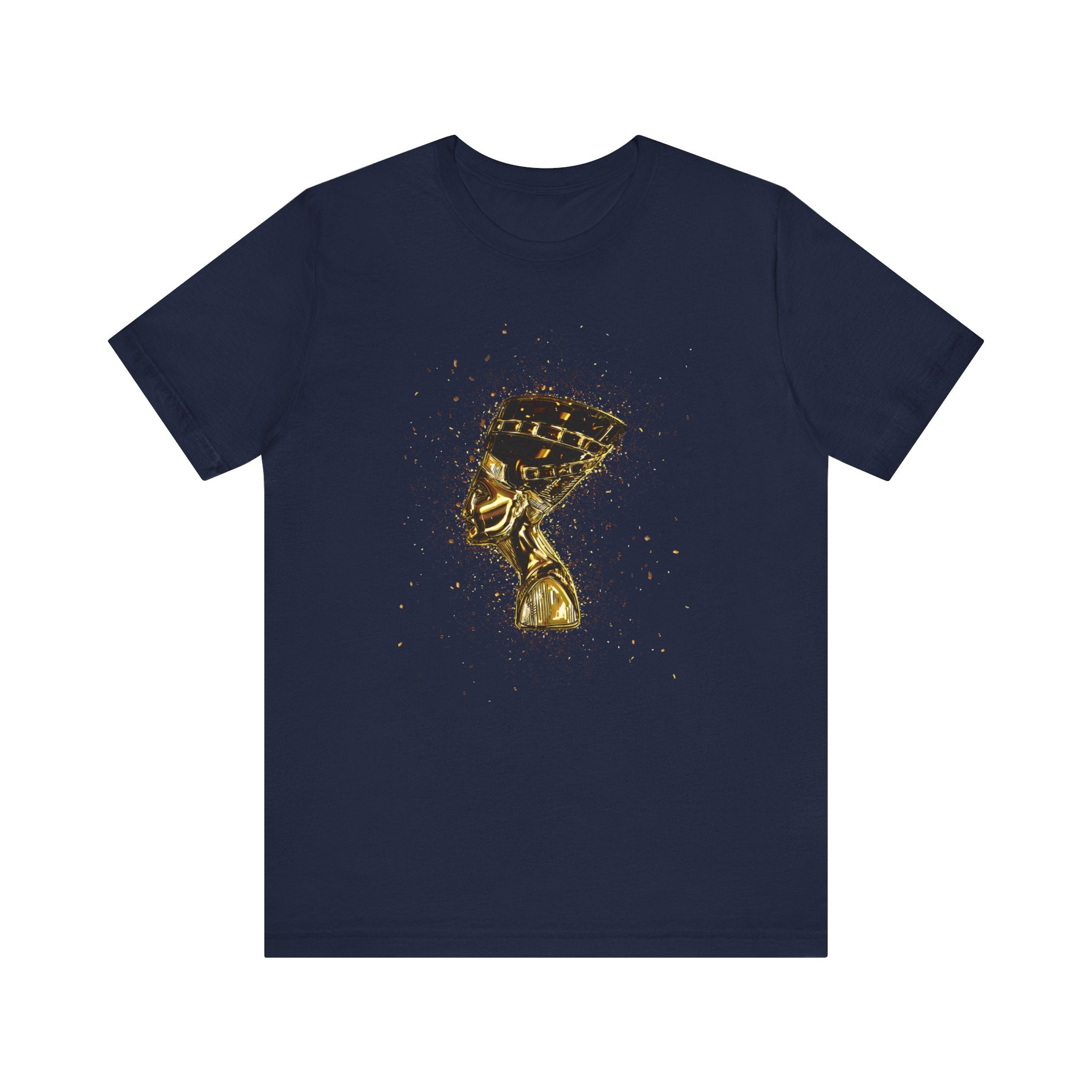 Gold Nefertiti T-Shirt - Embrace Timeless Elegance