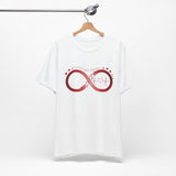 T-Shirt with Infinity Symbol and Hearts Forever and Always Design