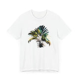 Palm Leaves T-Shirt - Artistic Tropical Graphic Tee Unisex