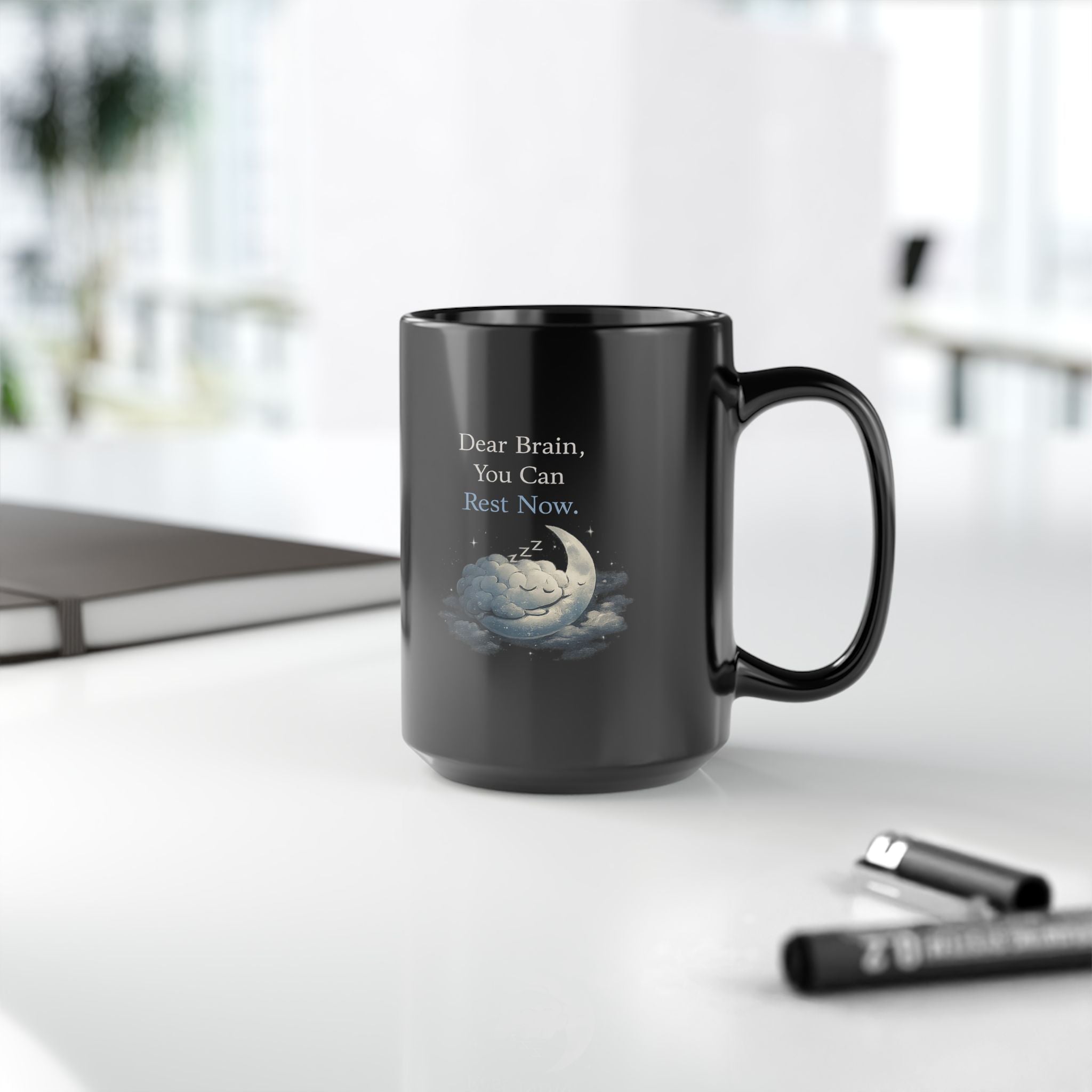 Not Every Thought Needs Your Attention Mug – Overthinking & Self-Care Coffee Mug