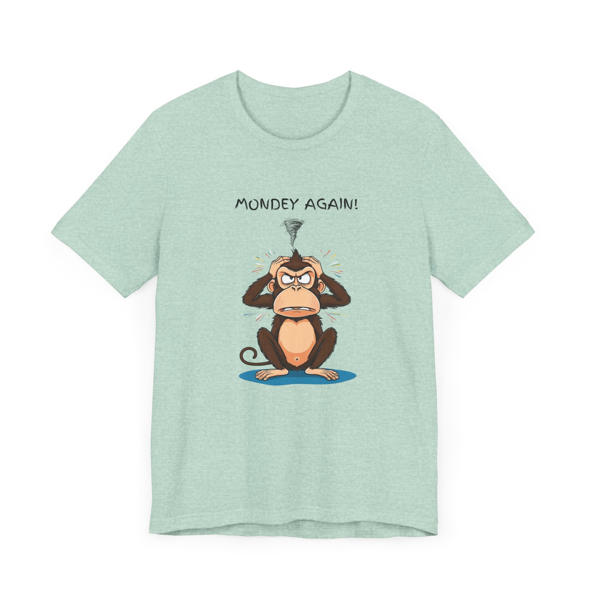 Funny Monkey Monday Again Unisex Tee