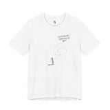 Letting Go, Lighting Up T-Shirt – Minimalist Inspirational Tee | Paper Plane Design | Mindful Aesthetic Shirt