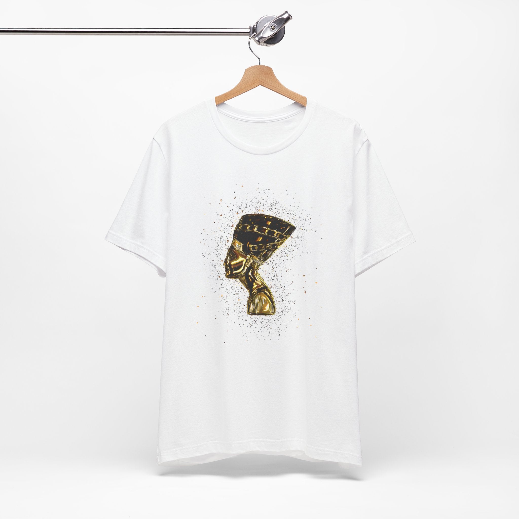 Gold Nefertiti T-Shirt - Embrace Timeless Elegance