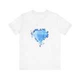 Blue Diamond T-Shirt - Modern Gemstone Graphic Tee