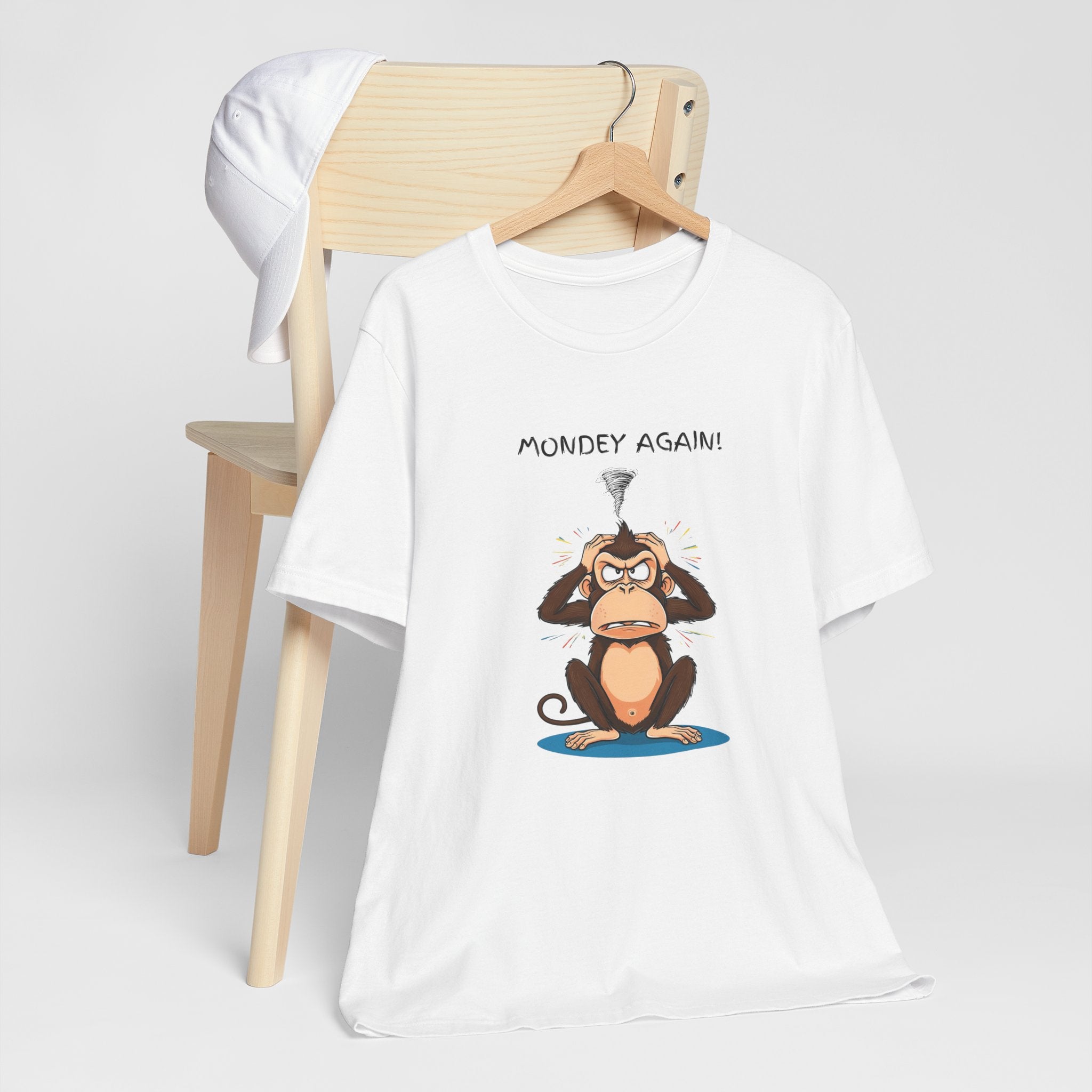 Funny Monkey Monday Again Unisex Tee