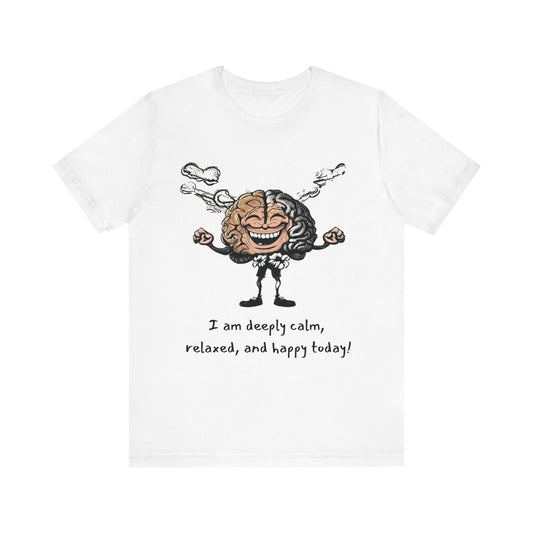 Funny Brain Graphic Tee | Sarcastic Split Personality Design