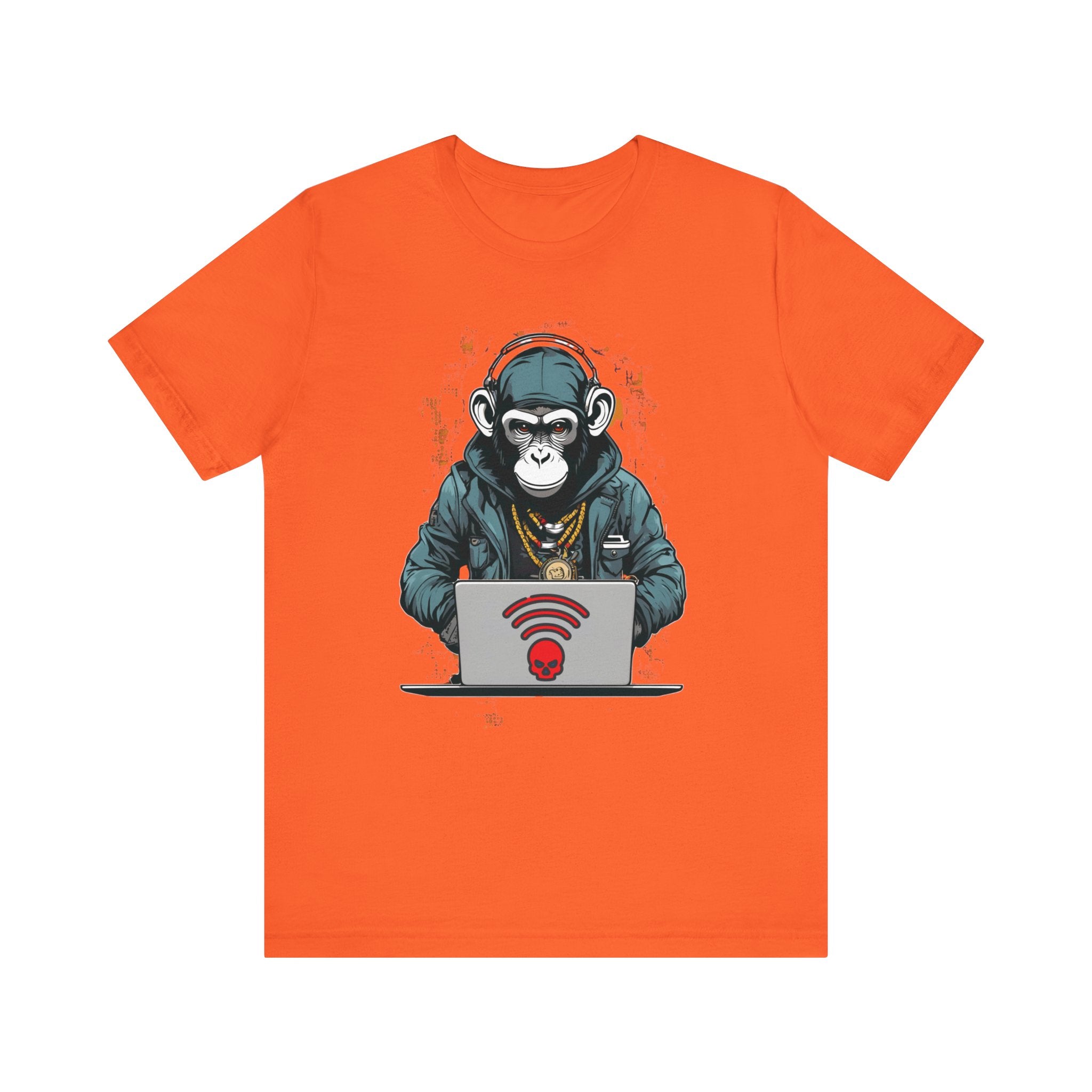 Monkey Hacker T-Shirt - Cool and Edgy Graphic Tee Unisex