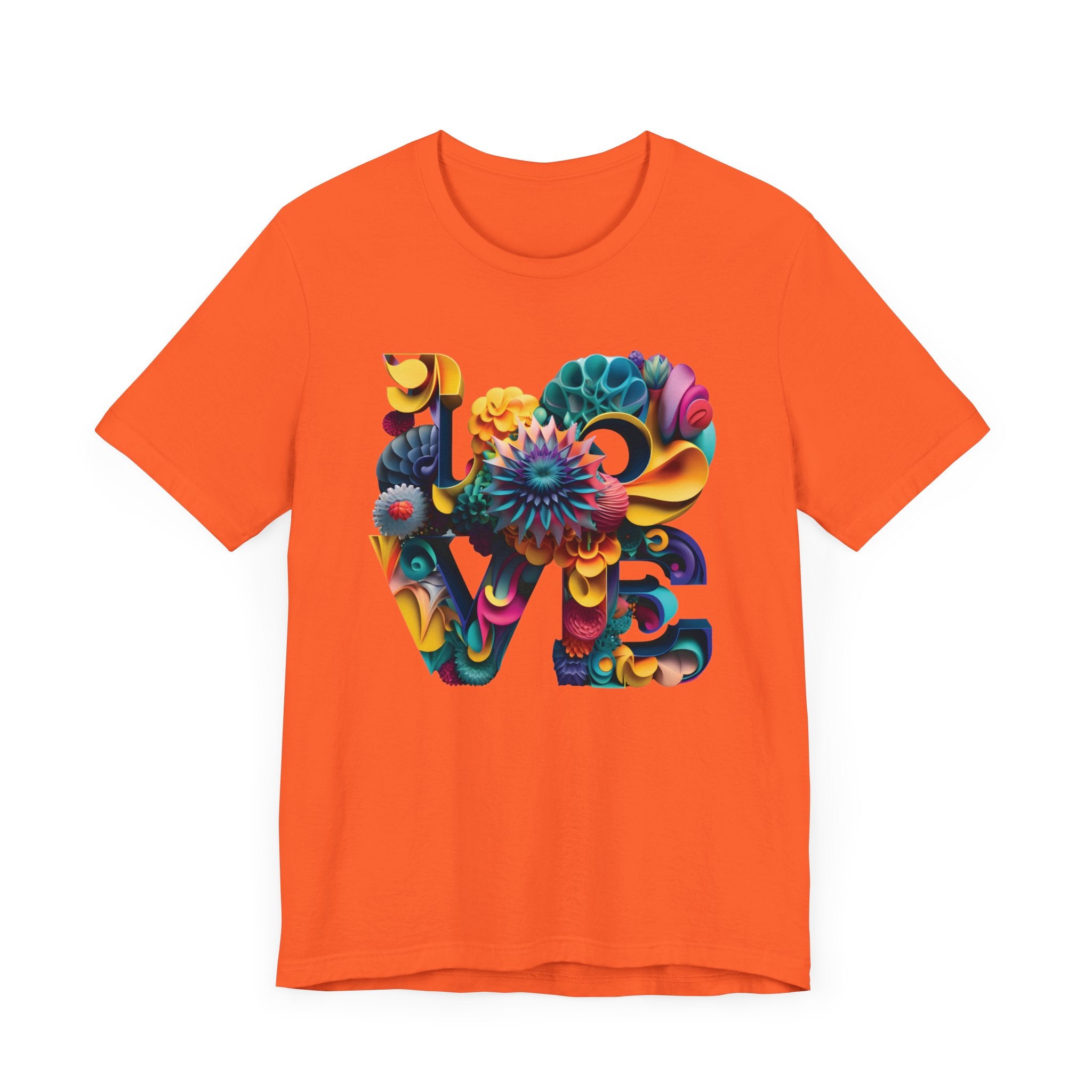 Love T-Shirt - Artistic and Colorful Graphic Tee