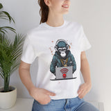 Monkey Hacker T-Shirt - Cool and Edgy Graphic Tee Unisex