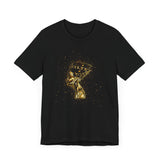 Gold Nefertiti T-Shirt - Embrace Timeless Elegance