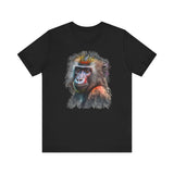 Vivid Mandrill Art T-Shirt - Colorful Wildlife Design  Unisex