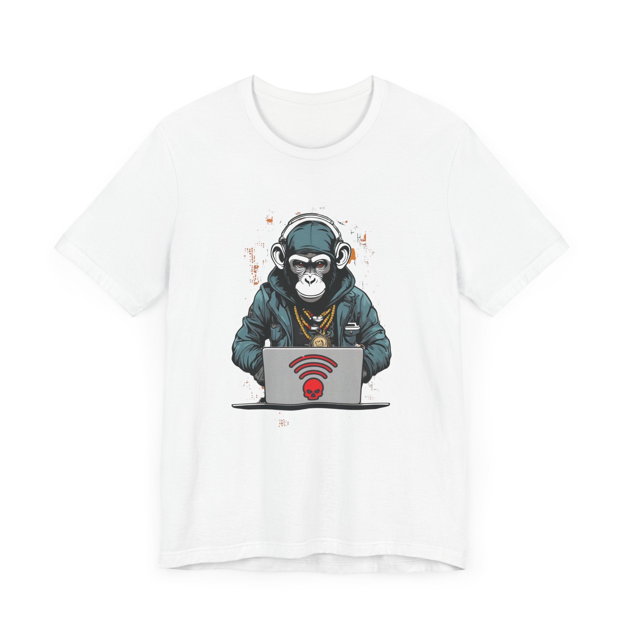 Monkey Hacker T-Shirt - Cool and Edgy Graphic Tee Unisex